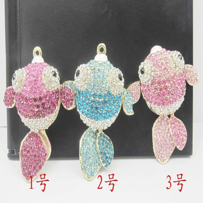 【满钻金鱼DIY合金饰品配件手机配件贴钻美容厂家直销合金配件批发】价格,厂家,图片,其他首饰辅料、配件,义乌市尔槐电子商务商行-