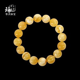 厂家供应高品质 天然原矿原石老蜜蜡手链浮水圆珠手串顶级琥珀